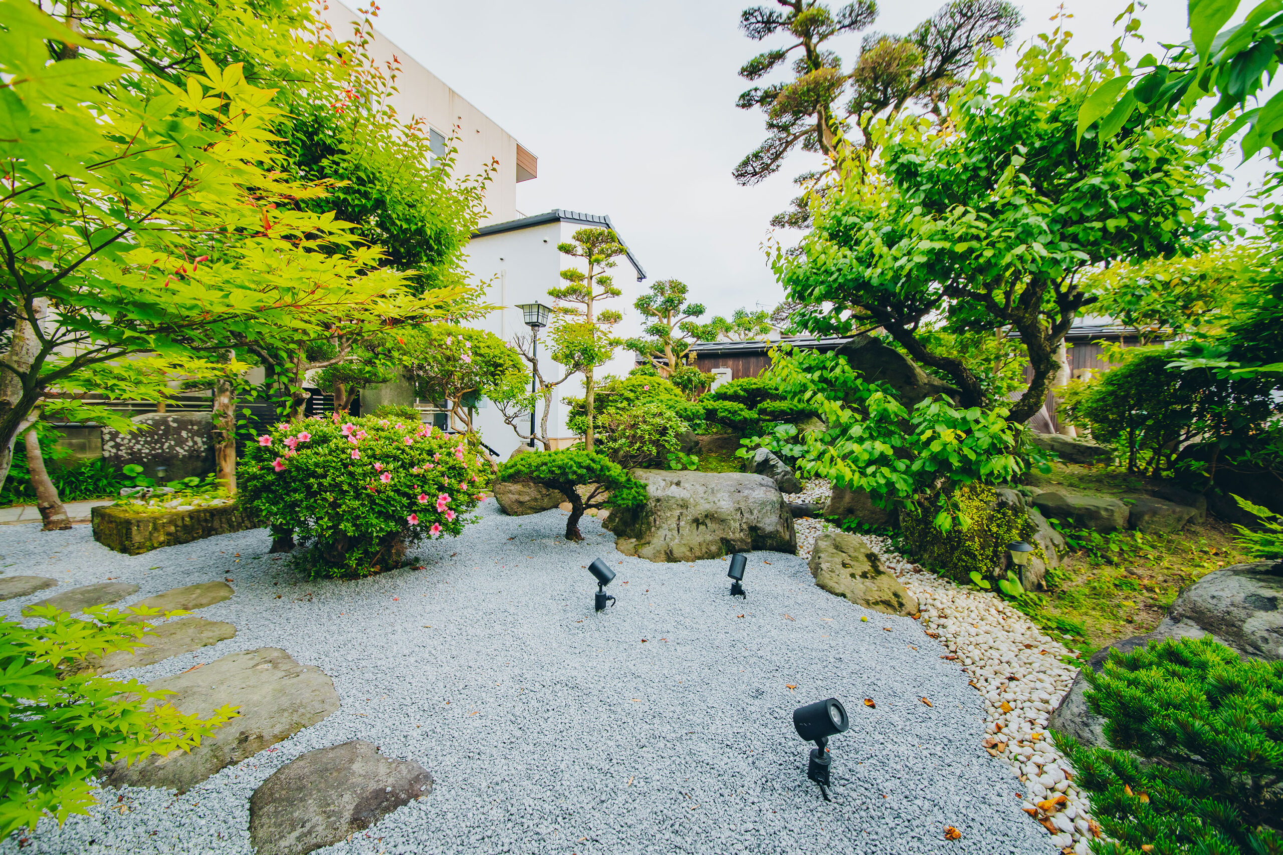 落ち着きのある日本庭園