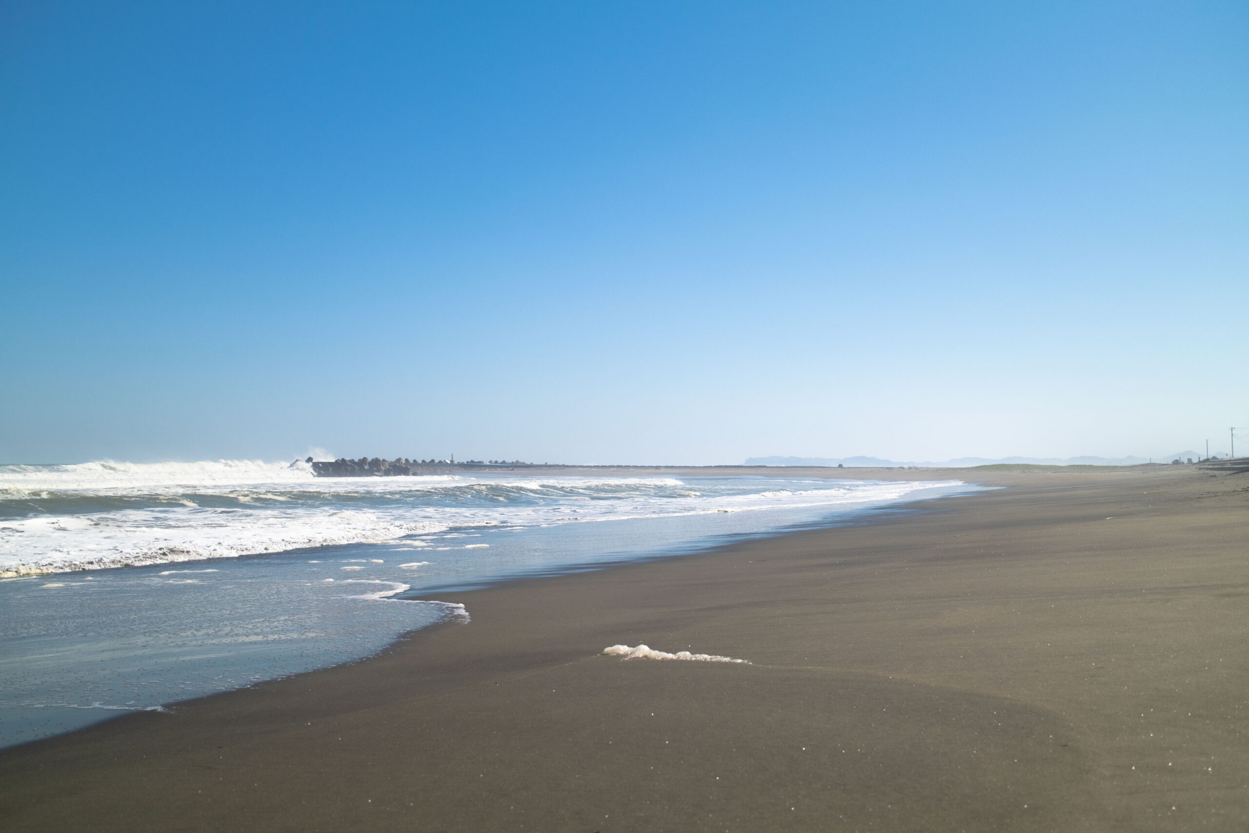 徒歩圏内の一宮海岸