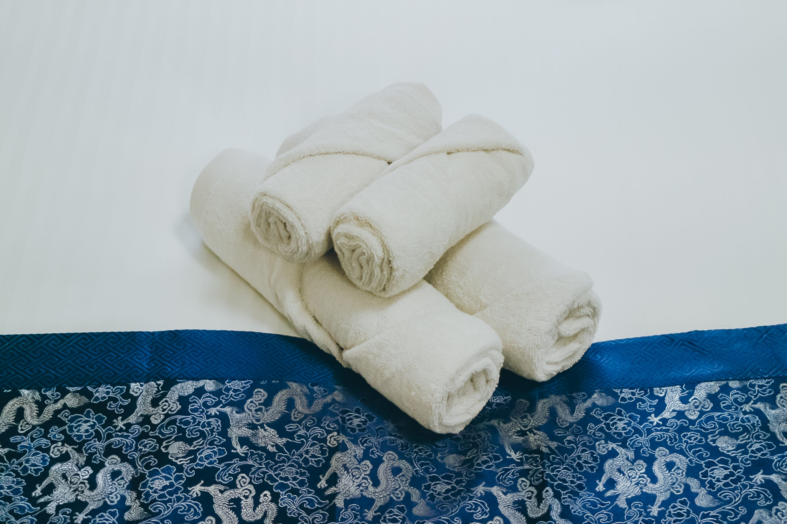 ゆったりとしたベッド