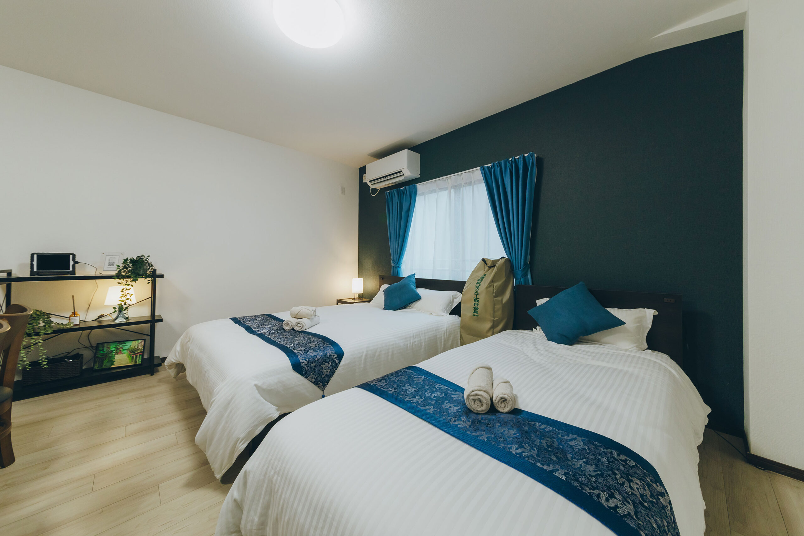 ゆったりとしたベッド